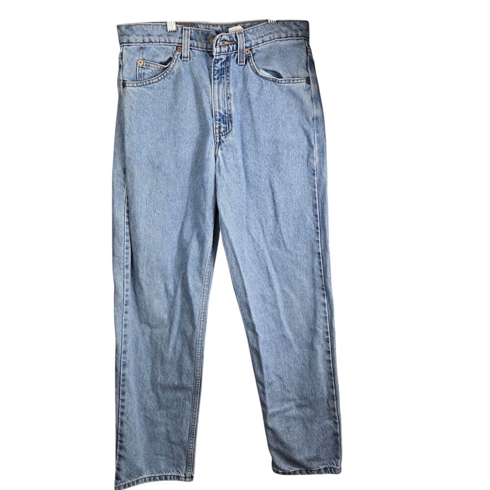 Vintage Levis 550 Jeans Orange Tab Mens 31x30 Light Blue Denim Relaxed Fit‎